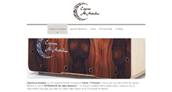 Desktop Screenshot of cajones-alandalus.com